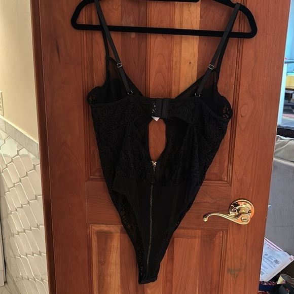 Spicy Lingerie Black Lace Teddy - Size 1XL - Picture 1 of 7